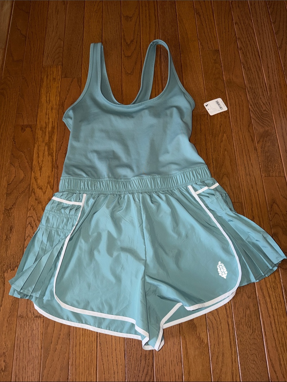 FP Movement by Free People Easy Tiger Shortsie in Eucalyptus